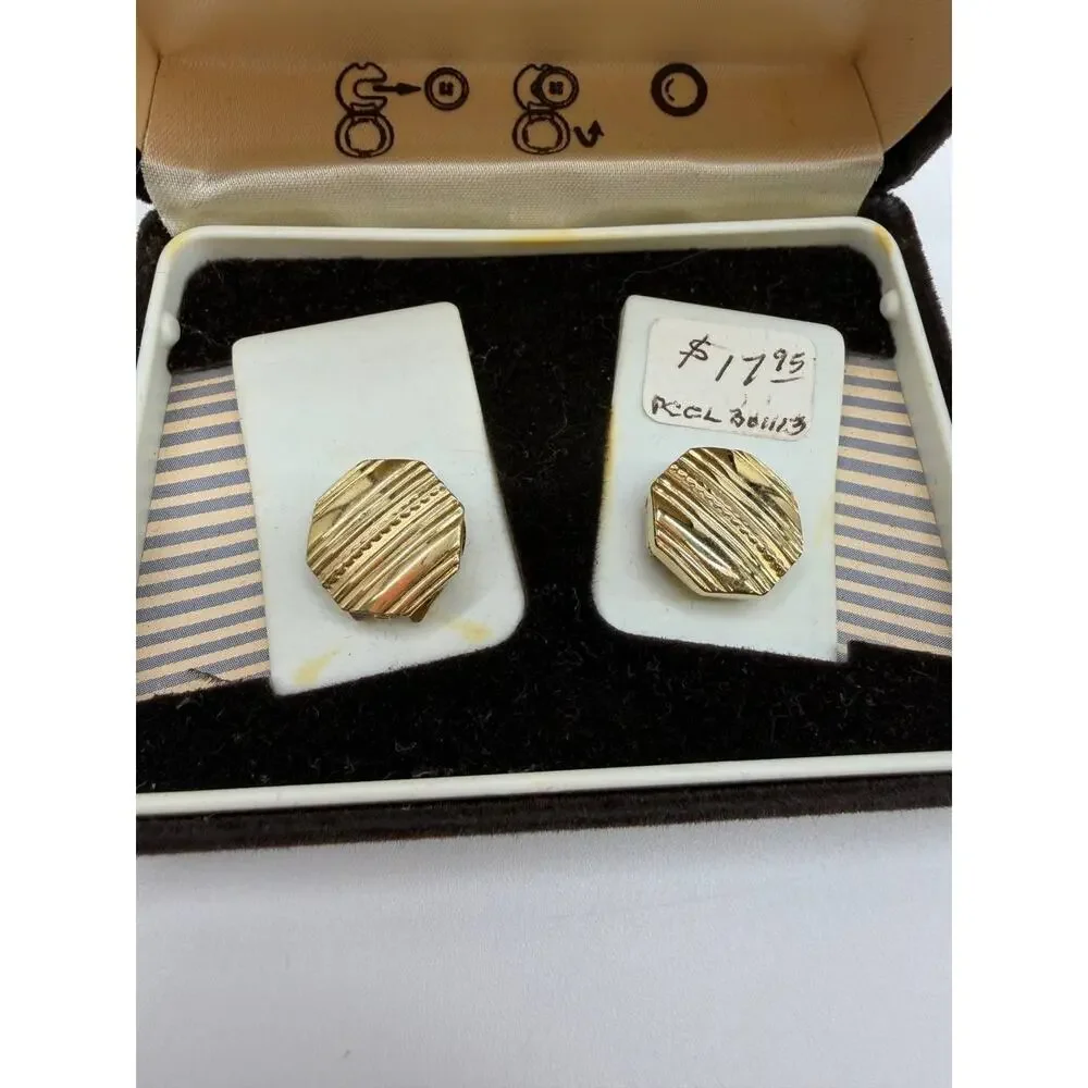 Pierre Cardin cufflinks gold